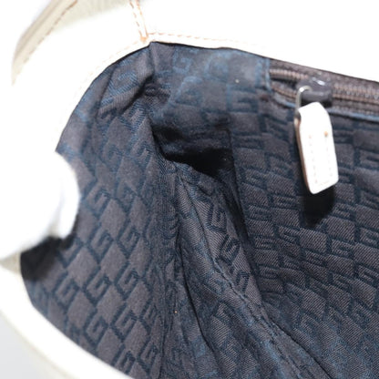 Gucci Vintage Handbag Leather, WHITE, LEATHER, Handbag