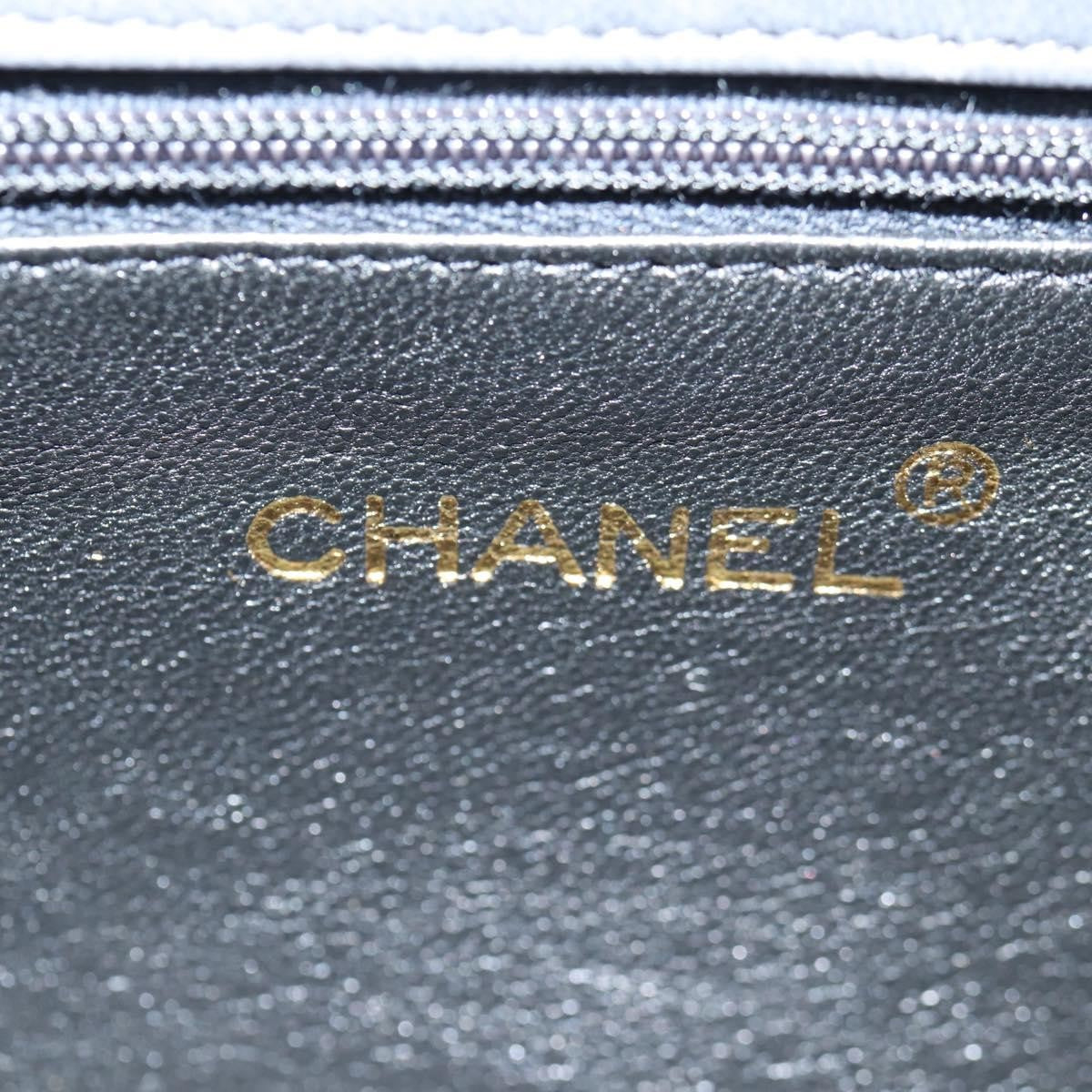 Chanel Vintage Camellia Flap Bag Satin, GRAY, SATIN, Clutche & pouche