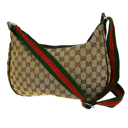 Gucci Vintage Ophidia Shoulder Bag GG Canvas, BROWN, CANVAS, Shoulder bag