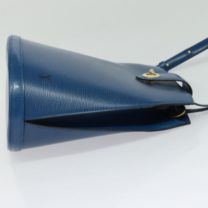 Louis Vuitton Cluny Shoulder Bag Epi Leather, BLUE, LEATHER, Shoulder bag
