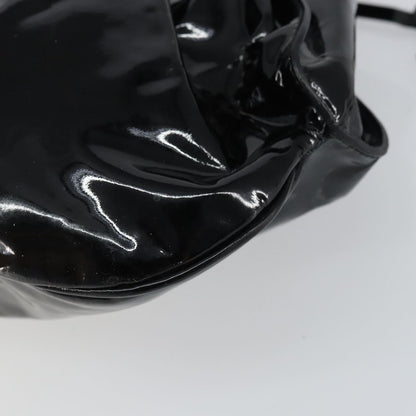 Salvatore Ferragamo Gancini Tote Patent leather, BLACK, PATENT_LEATHER, Tote bag