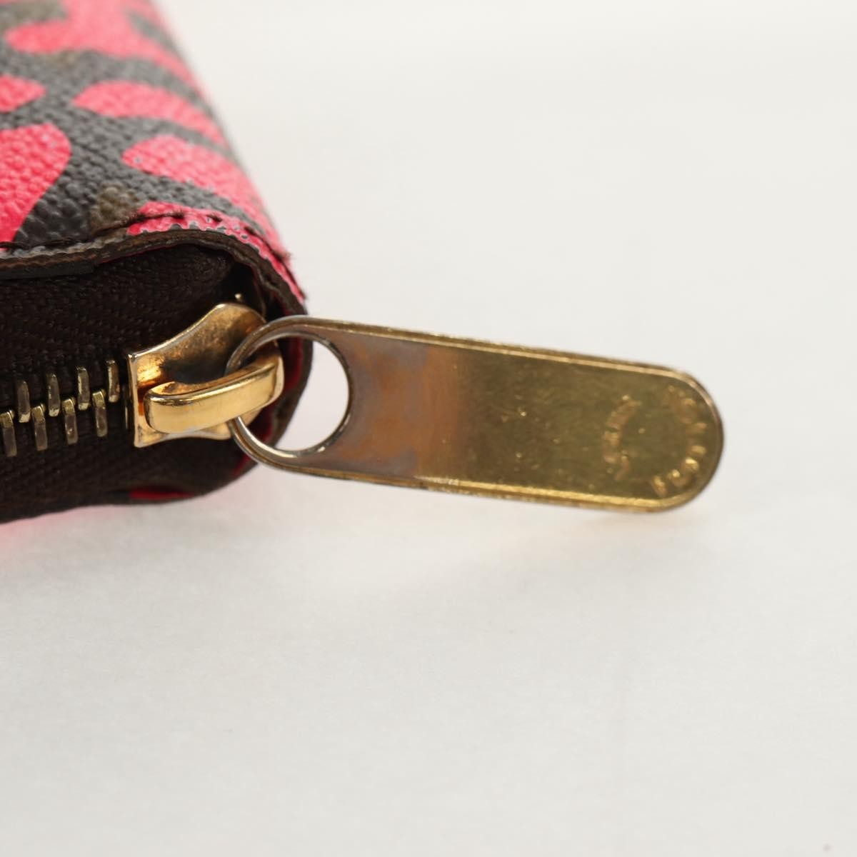 Louis Vuitton Zippy Wallet NM Monogram Graffiti, PINK, CANVAS, Wallets