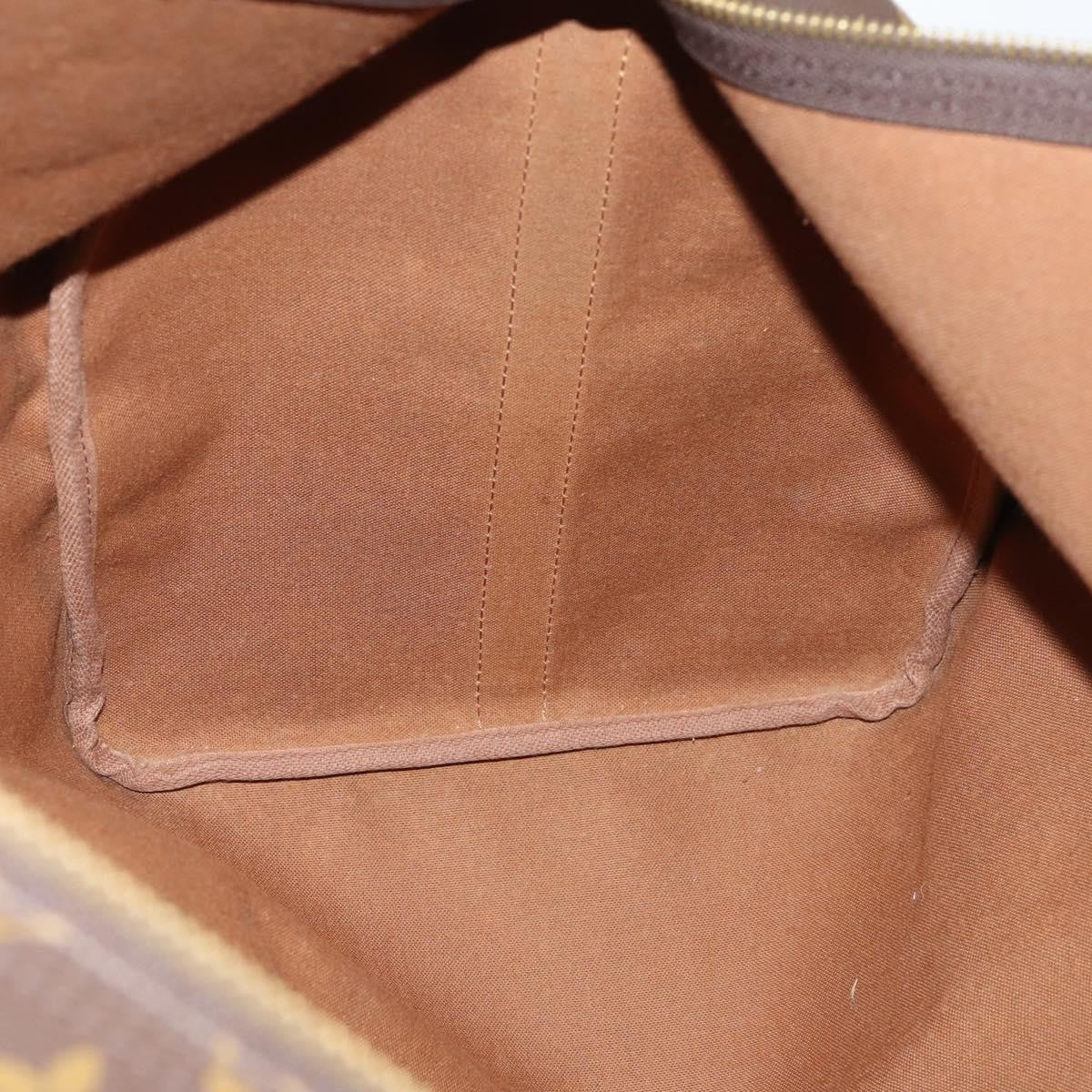 Louis Vuitton Keepall Bandouliere Bag Monogram Canvas, BROWN, CANVAS, Travel bag