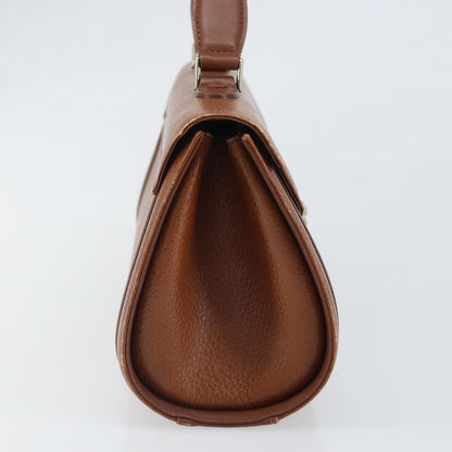 Burberry Vintage Handbag Leather, BROWN, LEATHER, Handbag