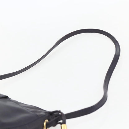 Bally Vintage Shoulder Bag Leather, PURPLE, LEATHER, Shoulder bag