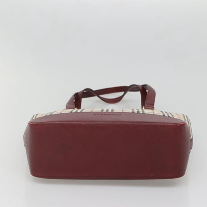 Burberry Nova Check Tote Canvas and Leather, BEIGE, CANVAS, Tote bag