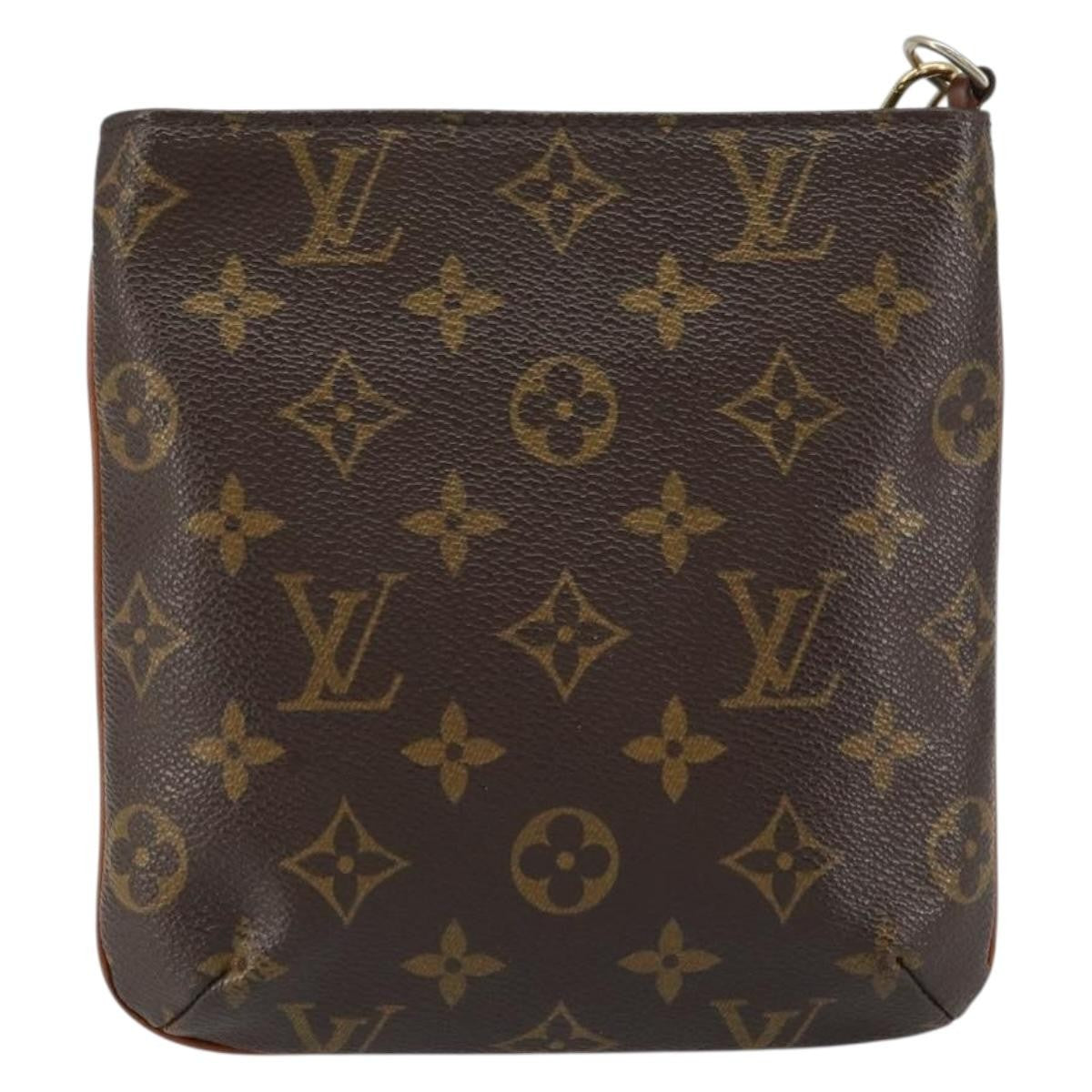 Louis Vuitton Partition Wristlet Clutch Monogram Canvas, BROWN, CANVAS, Clutche & pouche