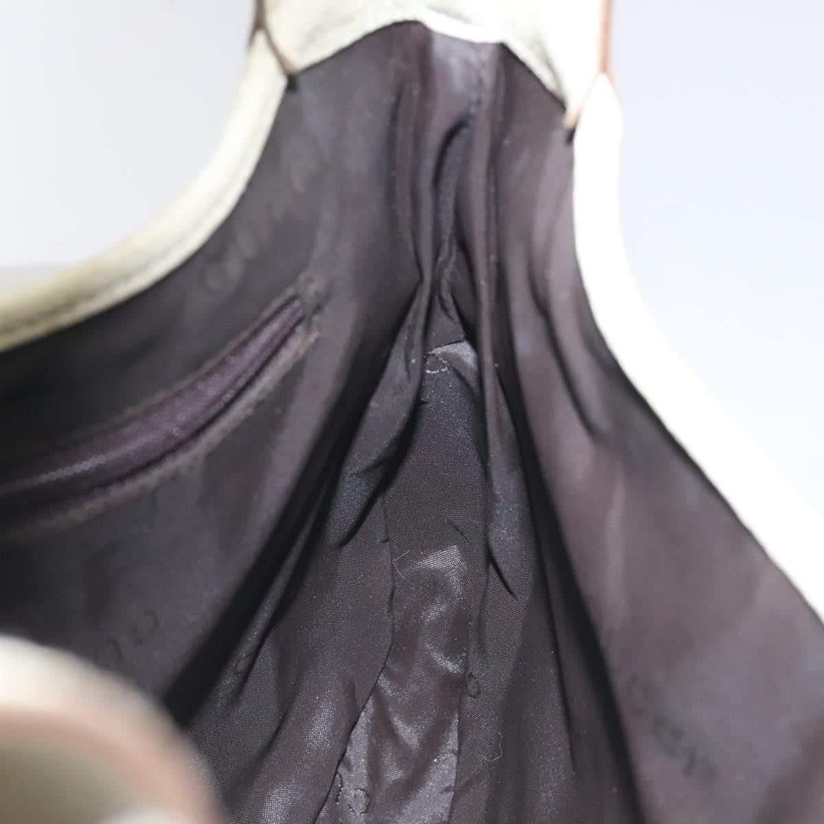 Gucci Vintage Jackie O Hobo Canvas and leather, BEIGE, CANVAS, Shoulder bag