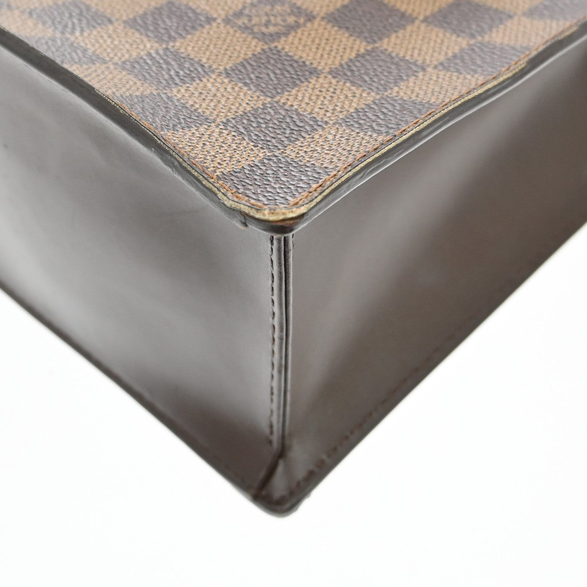 Louis Vuitton Venice Sac Plat Bag Damier, Brown, Canvas, Tote Bag