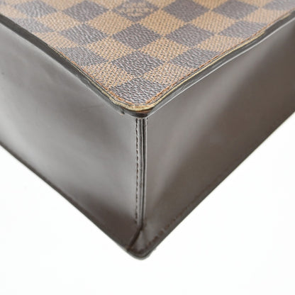 Louis Vuitton Venice Sac Plat Bag Damier, Brown, Canvas, Tote Bag