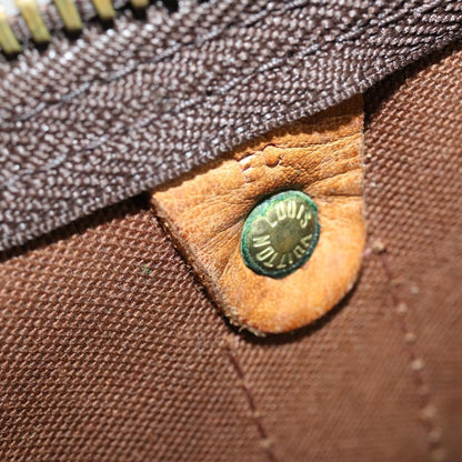 Louis Vuitton Keepall Bag Monogram Canvas, BROWN, CANVAS, Travel bag