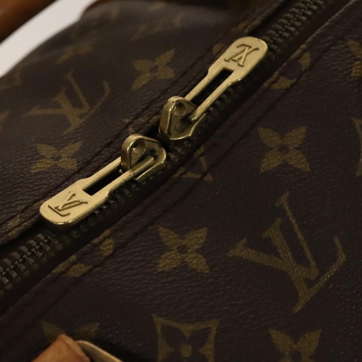 Louis Vuitton Keepall Bag Monogram Canvas, BROWN, CANVAS, Travel bag