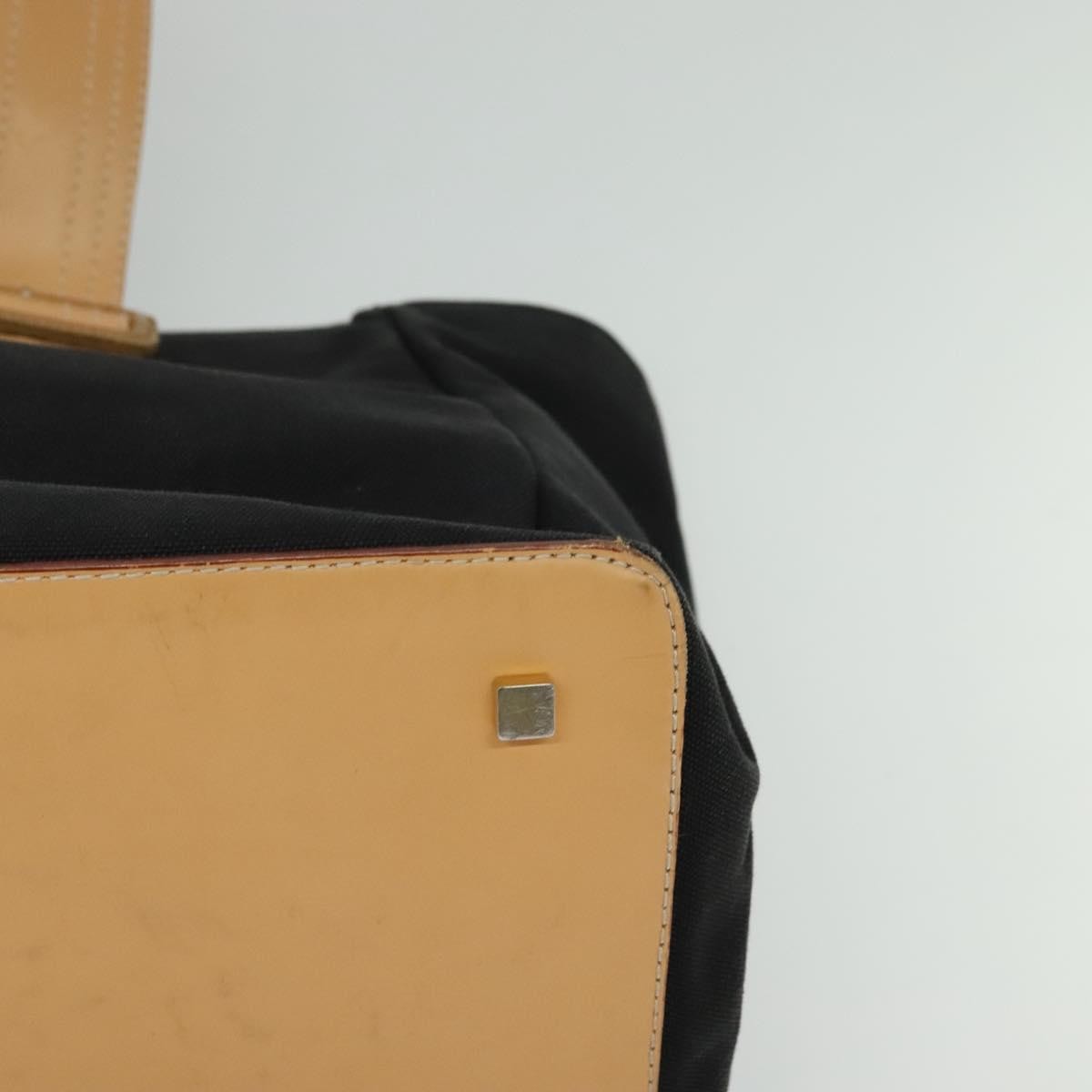 Burberry Vintage Tote Canvas, BLACK, CANVAS, Tote bag
