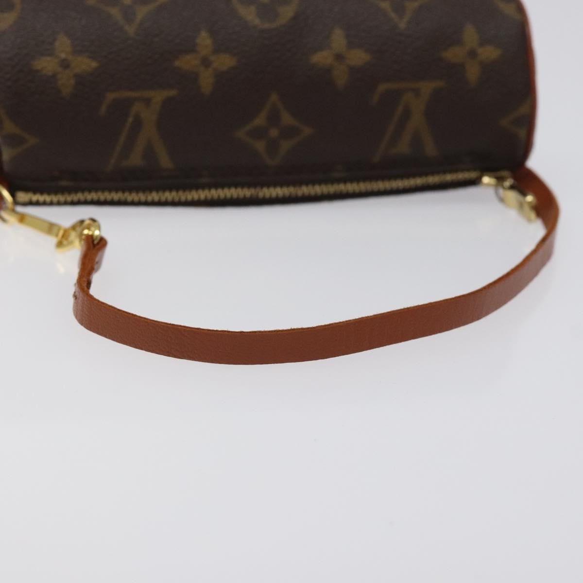 Louis Vuitton Papillon Pochette Monogram Canvas, BROWN, CANVAS, Handbag