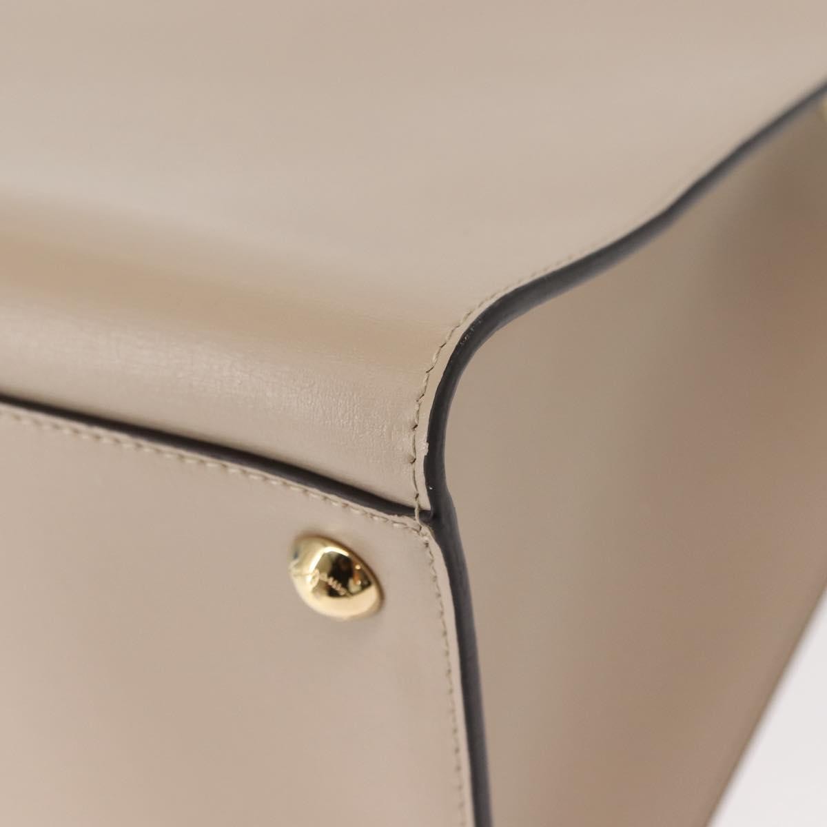 Salvatore Ferragamo Vara Bow Top Handle Convertible Tote Leather, BEIGE, LEATHER, Tote bag