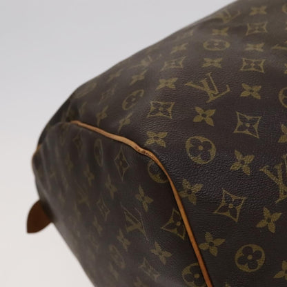 Louis Vuitton Keepall Bag Monogram Canvas, BROWN, CANVAS, Travel bag