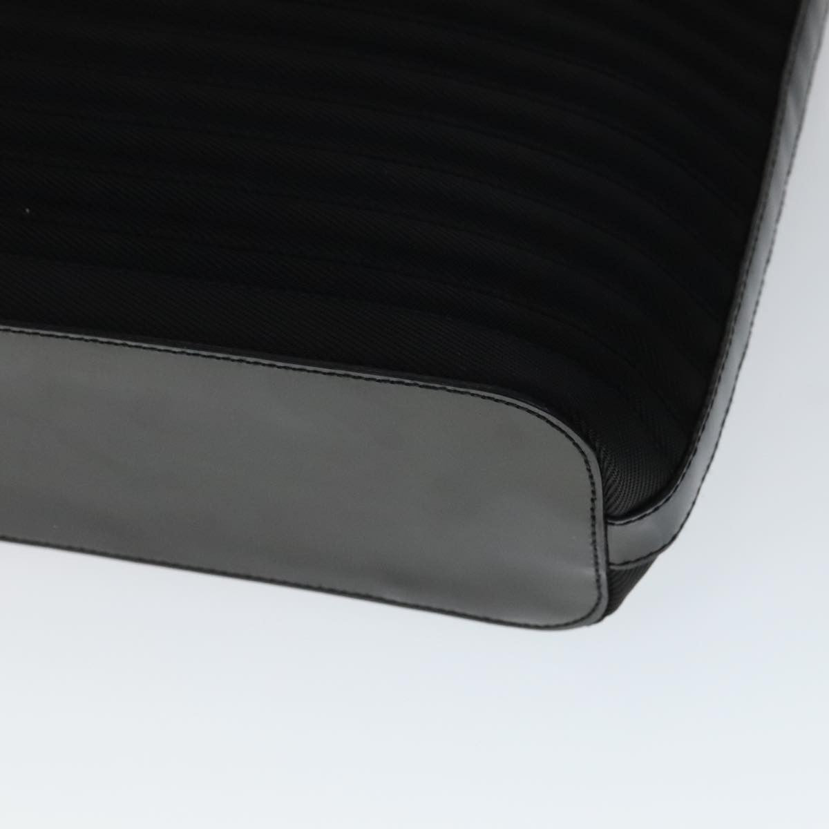 Gucci Vintage Bamboo Handle Bag Nylon, BLACK, NYLON, Handbag