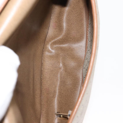 Christian Dior Vintage Honeycomb Flap Crossbody Bag Coated Canvas, BEIGE, CANVAS, Crossbody bag