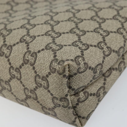 Gucci Zip Pouch GG Canvas, BEIGE, CANVAS, Clutche & pouche