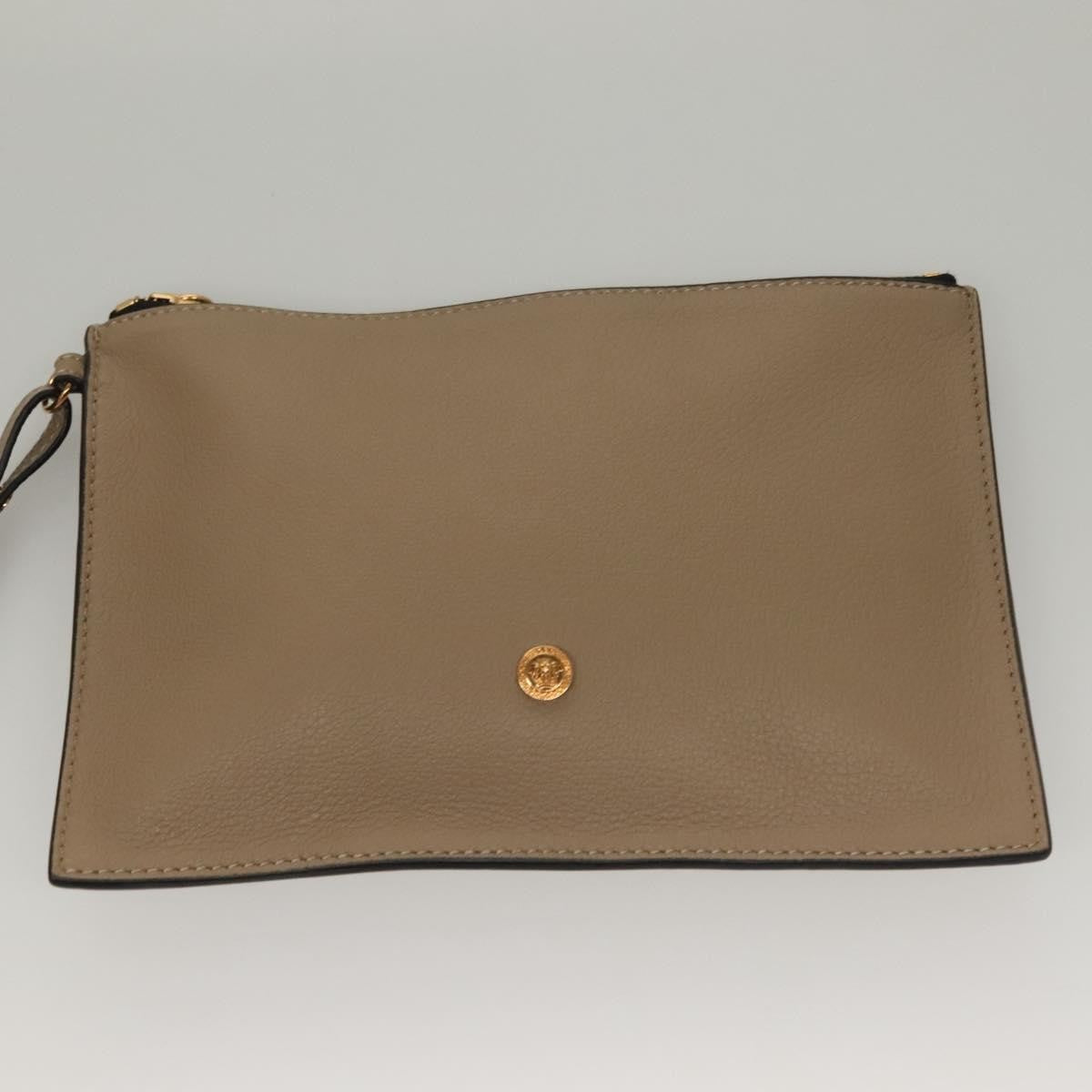 Versace La Medusa Tote Embossed Canvas, BEIGE, LEATHER, Tote bag