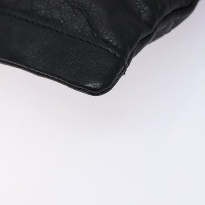 Balenciaga Classic City Clip Pouch Leather, BLACK, LEATHER, Clutche & pouche