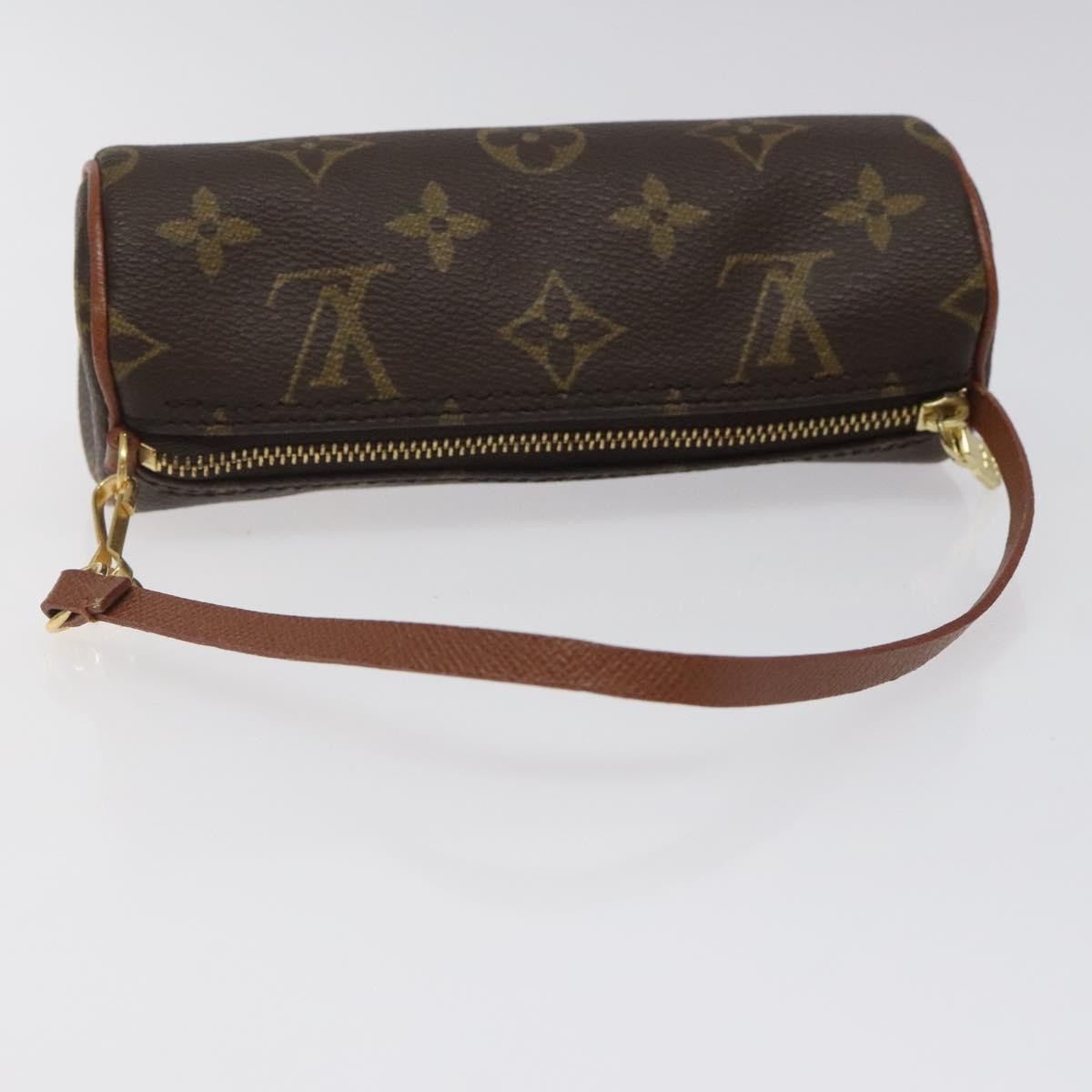 Louis Vuitton Papillon Pochette Monogram Canvas, BROWN, CANVAS, Handbag
