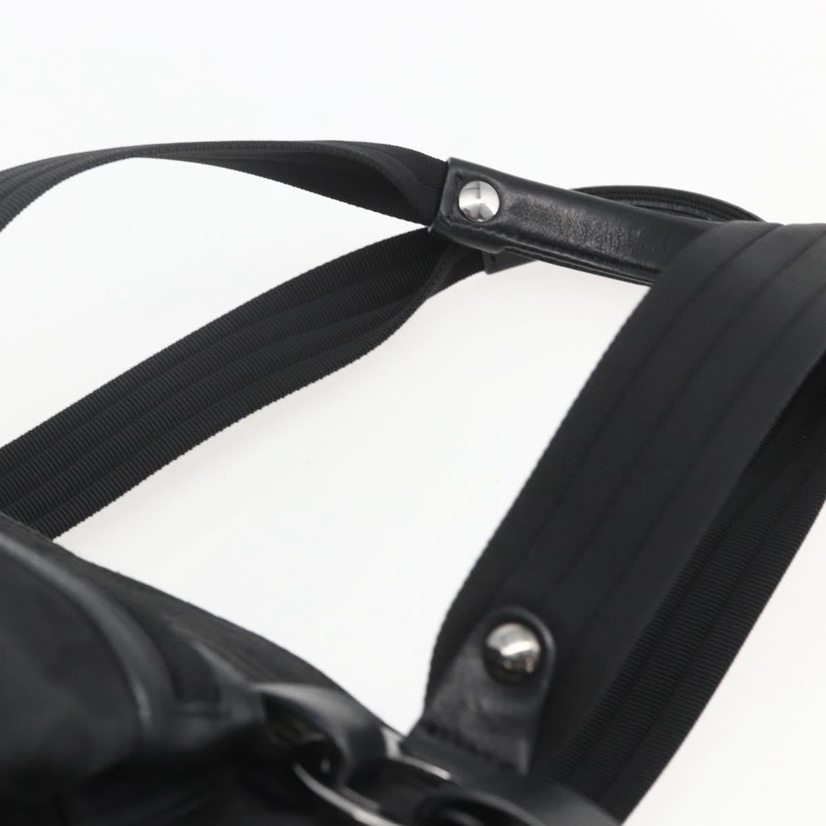 Salvatore Ferragamo Gancini Tote Nylon, Black, Nylon, Tote Bag
