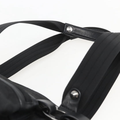 Salvatore Ferragamo Gancini Tote Nylon, Black, Nylon, Tote Bag