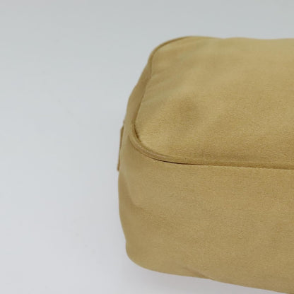 Prada Zip Around Toiletry Bag Silk, BEIGE, SATIN, Clutche & pouche