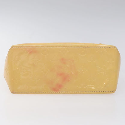 Louis Vuitton Vernis Houston Bag labellov, YELLOW, LEATHER, Handbag