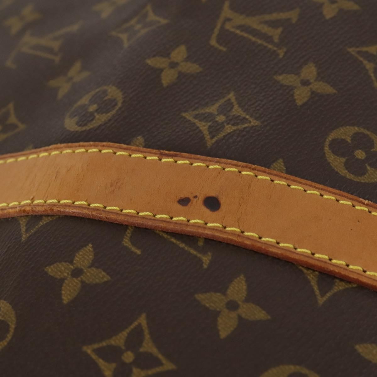 Louis Vuitton Keepall Bag Monogram Canvas, BROWN, CANVAS, Travel bag