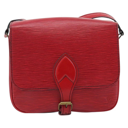Louis Vuitton Cartouchiere Handbag Epi Leather, Red, Leather, Shoulder Bag