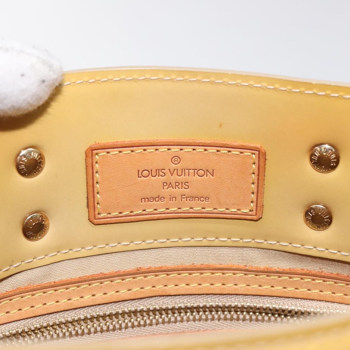 Louis Vuitton Reade Handbag Monogram Vernis, BEIGE, PATENT_LEATHER, Handbag