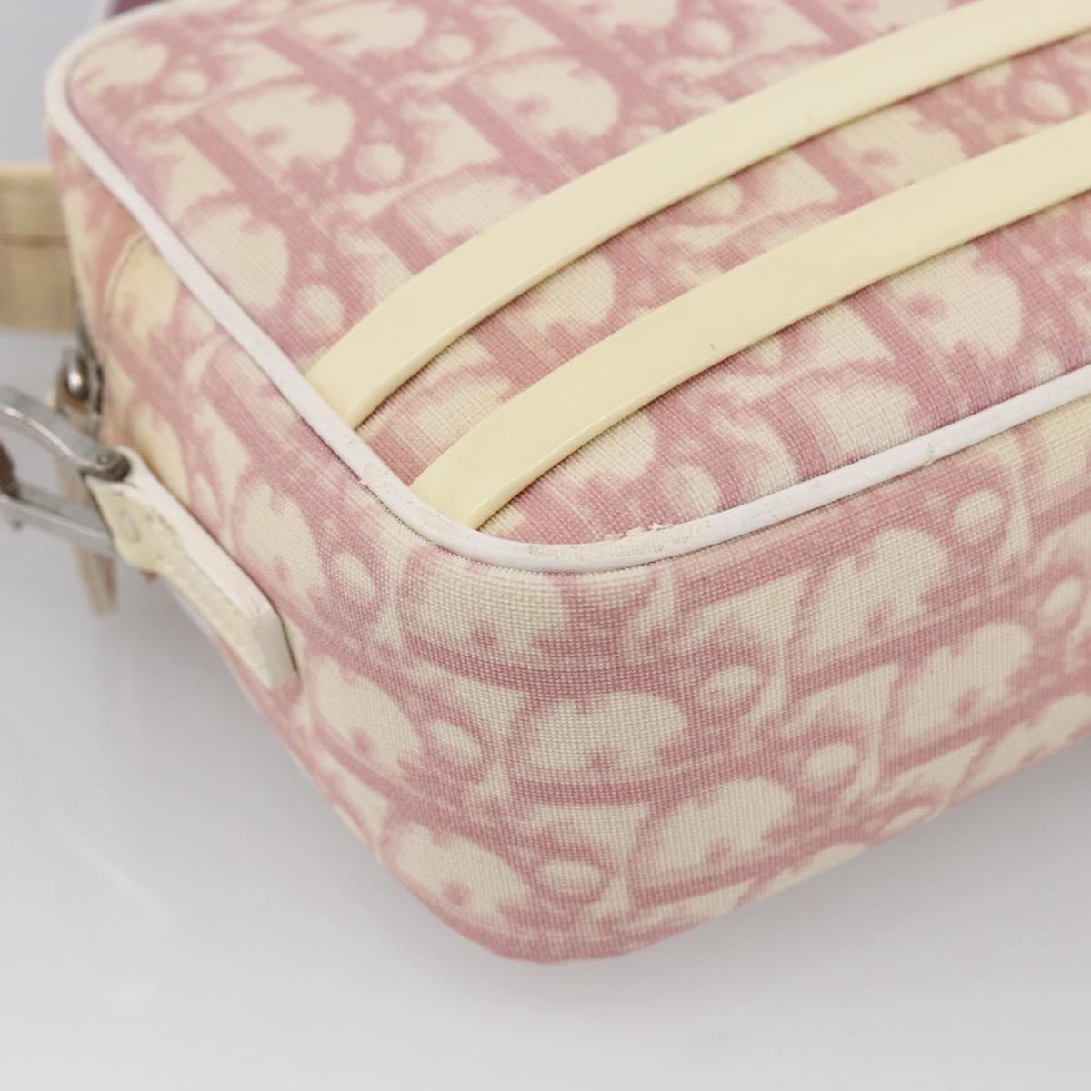Christian Dior Vintage Crossbody Bag Diorissimo Canvas, PINK, CANVAS, Shoulder bag