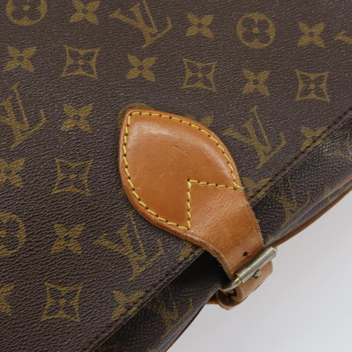 Louis Vuitton Cartouchiere Handbag Monogram Canvas, BROWN, CANVAS, Shoulder bag