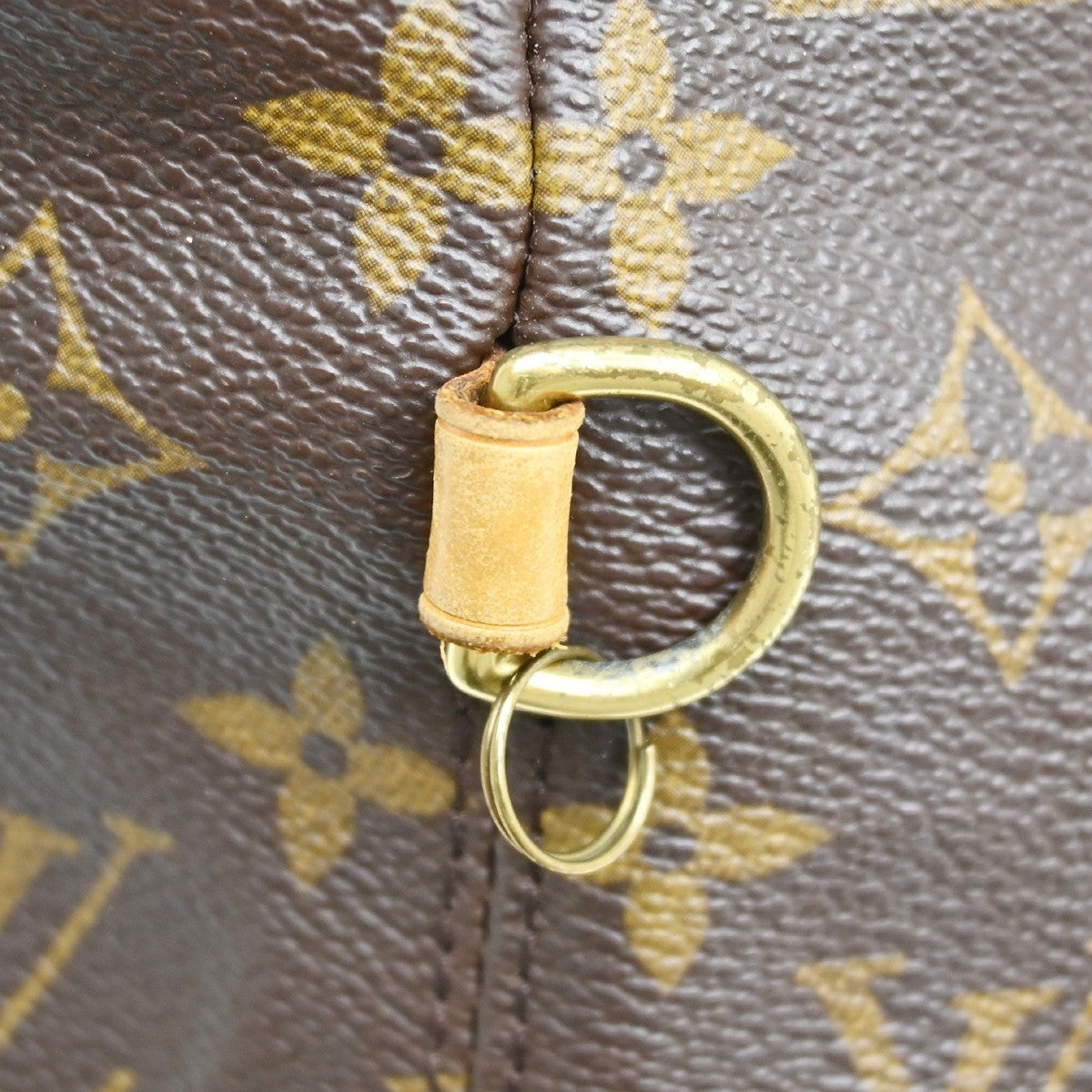 Louis Vuitton Lockit Handbag Monogram Canvas, Brown, Canvas, Shoulder Bag