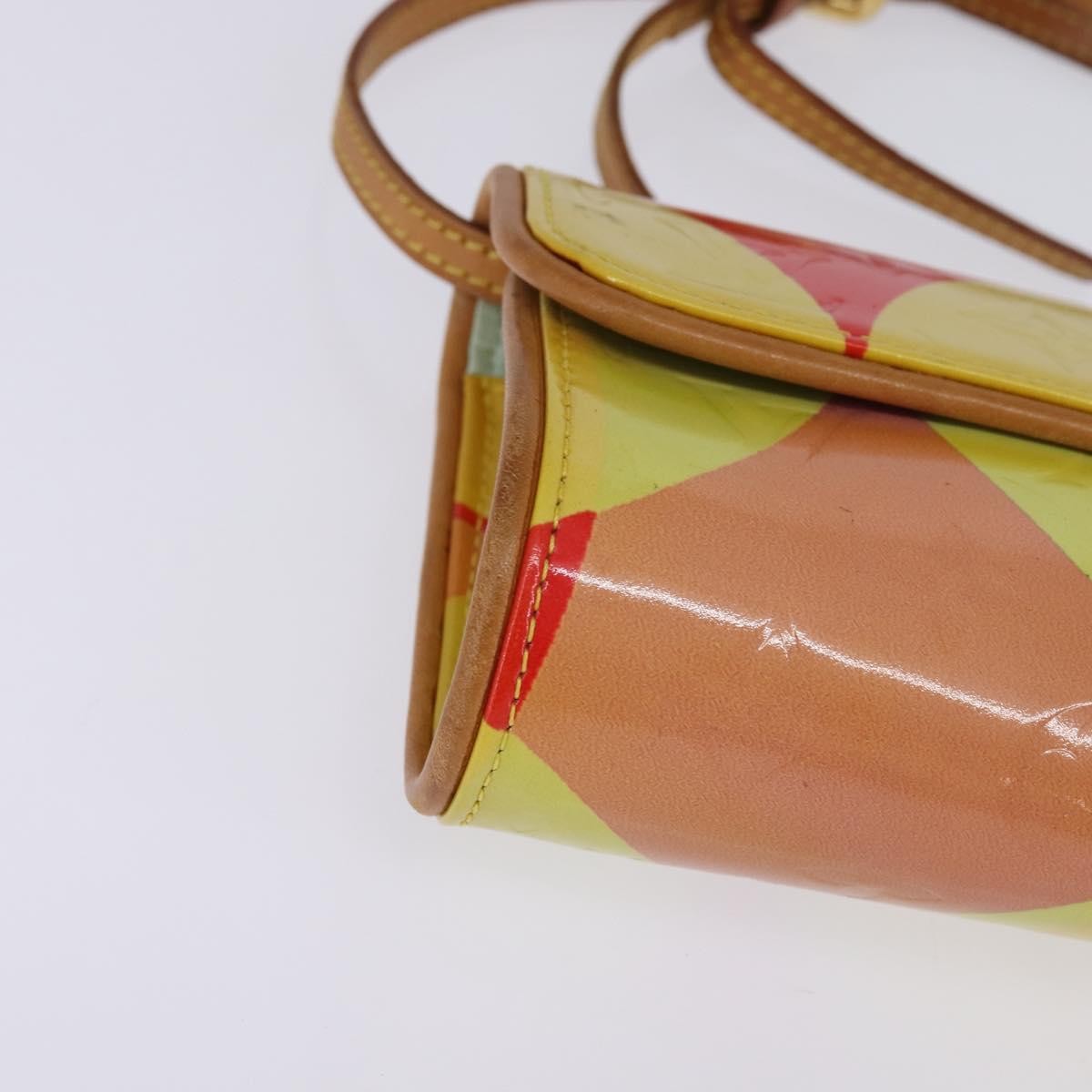 Louis Vuitton Fleurs Pochette Printed Monogram Vernis, MULTICOLOUR, PATENT_LEATHER, Clutche & pouche