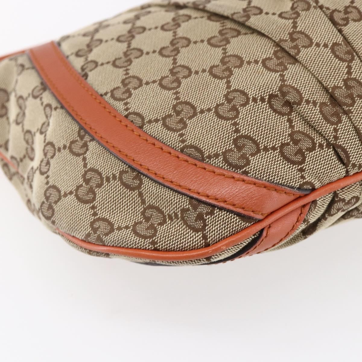 Gucci D Ring Messenger Bag GG Canvas, BEIGE, CANVAS, Shoulder bag