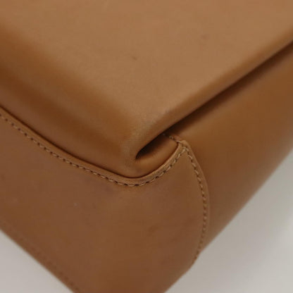 Gucci Vintage Convertible Bamboo Box Crossbody Bag Leather, BROWN, LEATHER, Handbag