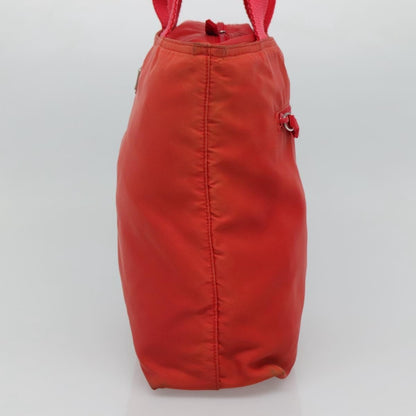 Prada Vintage Zip Tote Tessuto, Red, Nylon, Tote Bag