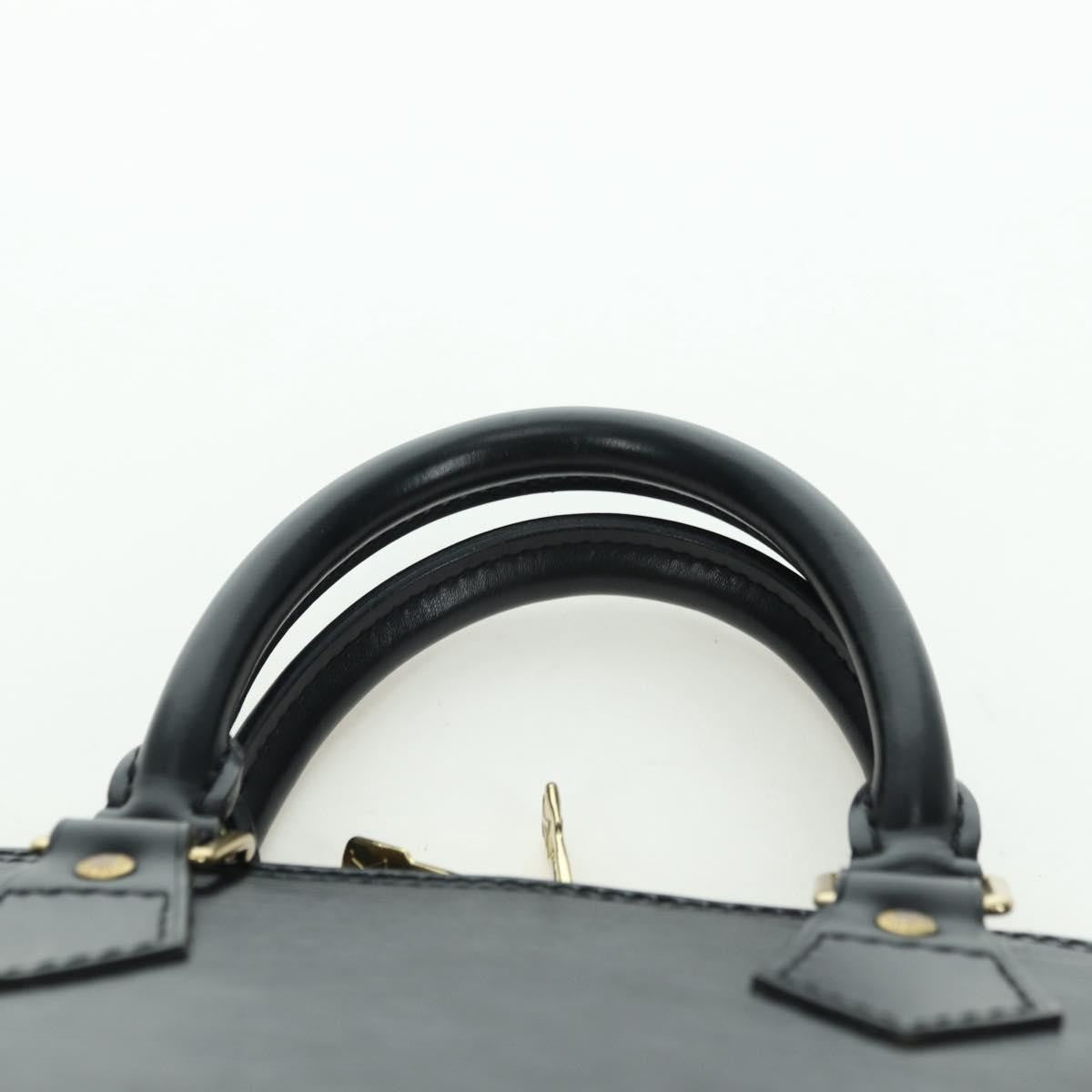 Louis Vuitton Alma Handbag Epi Leather, Black, Leather, Handbag