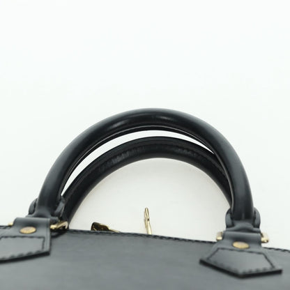 Louis Vuitton Alma Handbag Epi Leather, Black, Leather, Handbag