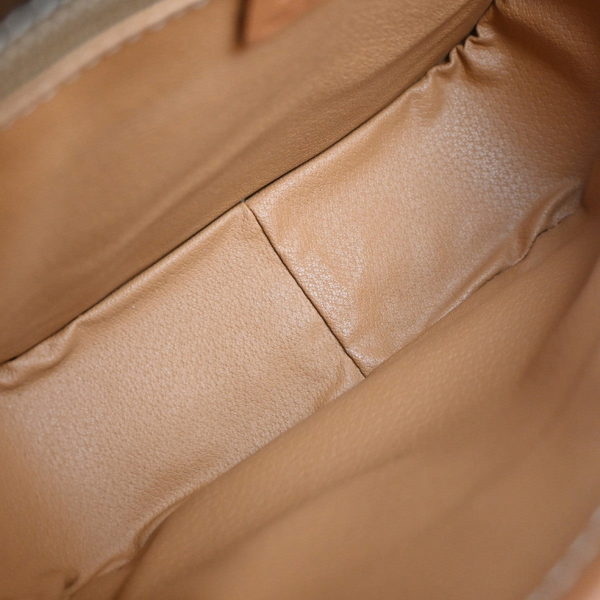 Celine Vintage Macadam Shoulder Bag Canvas and Leather, Brown, PVC, Shoulder Bag