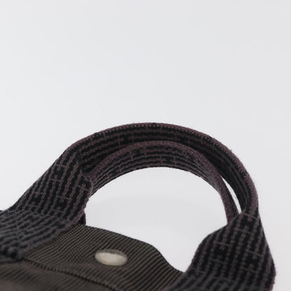 Hermes Fourre-tout Herline Canvas, Gray, Canvas, Tote Bag