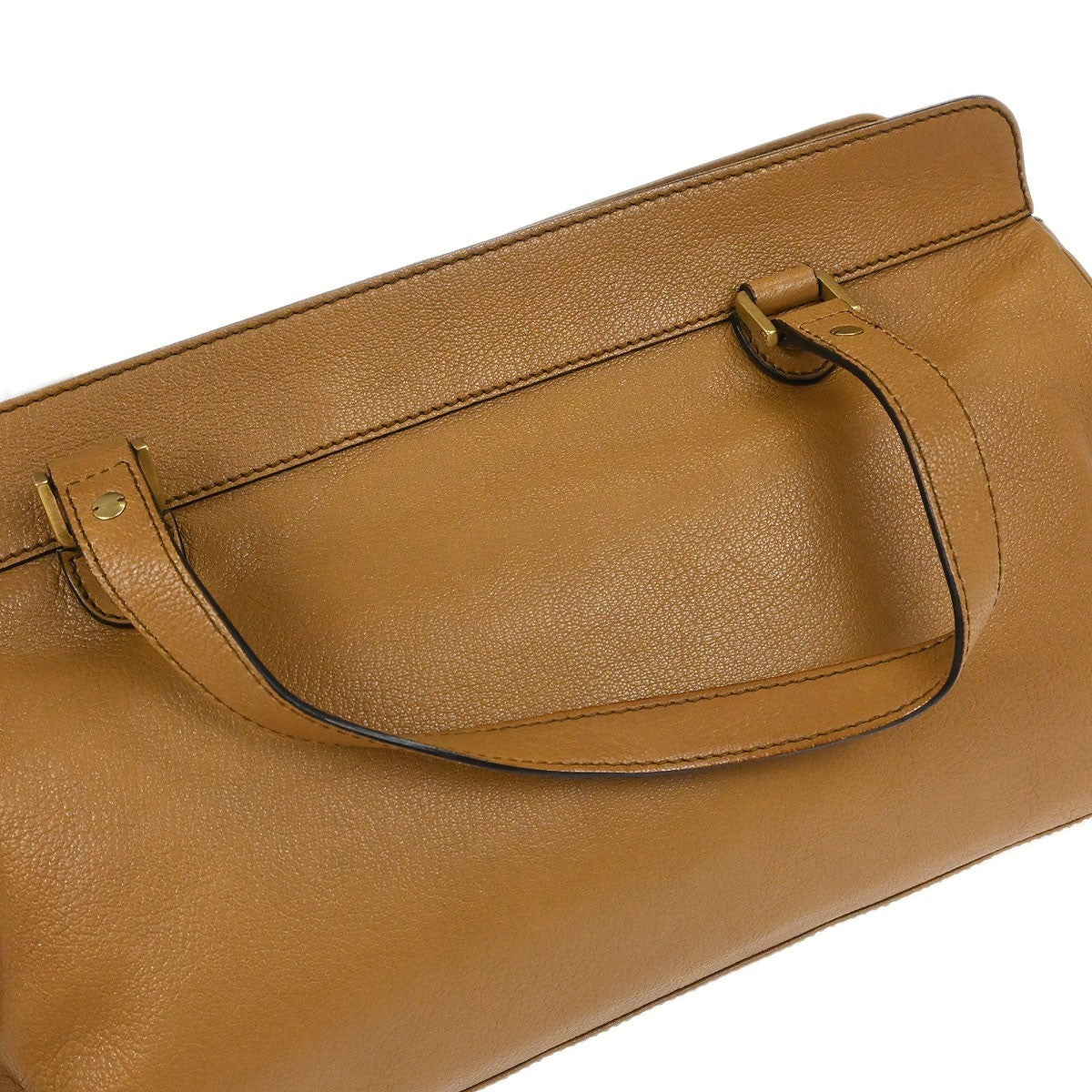 Gucci Blondie Satchel Leather, BROWN, LEATHER, Handbag