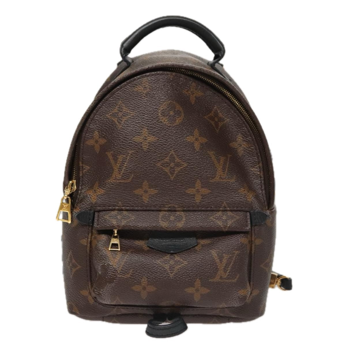 Louis Vuitton Palm Springs Backpack Monogram Canvas, BROWN, CANVAS, Backpack
