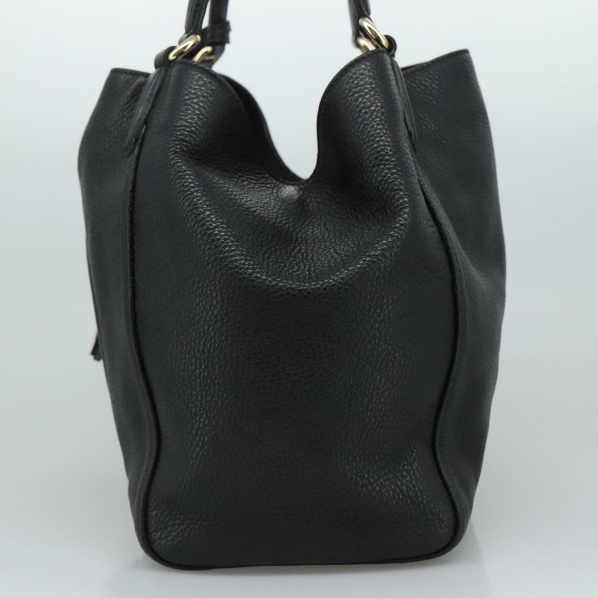 Gucci Soho Shoulder Bag Leather, BLACK, LEATHER, Handbag