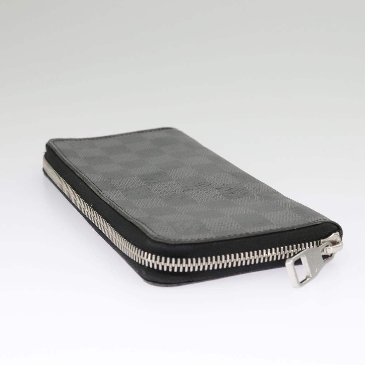 Louis Vuitton Zippy wallet vertical Damier Graphite, BLACK, CANVAS, Wallets