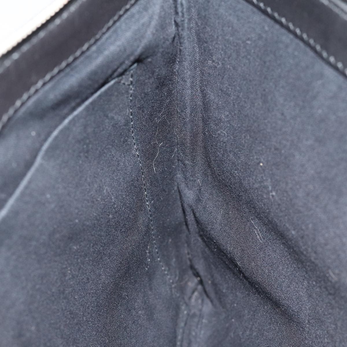 Balenciaga Navy Zip Pouch Canvas and Leather, BEIGE, CANVAS, Clutche & pouche