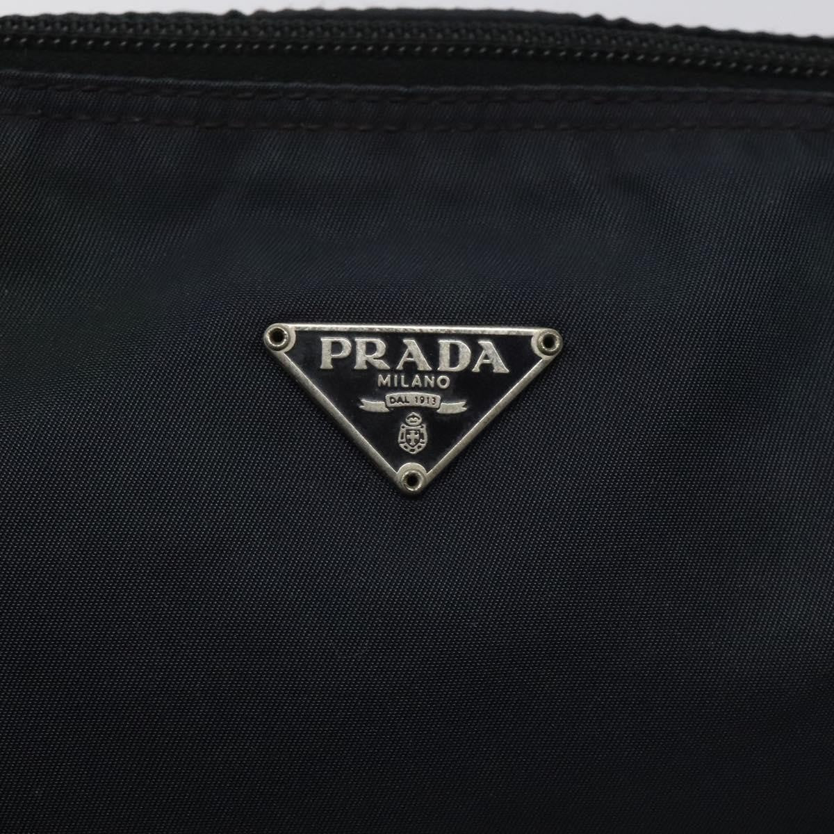 Prada Vintage Pouch Tessuto, Navy, Nylon, Clutch
